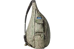 Kavu Rope Sling Crossbody Backpack in Woodgrain Terrain