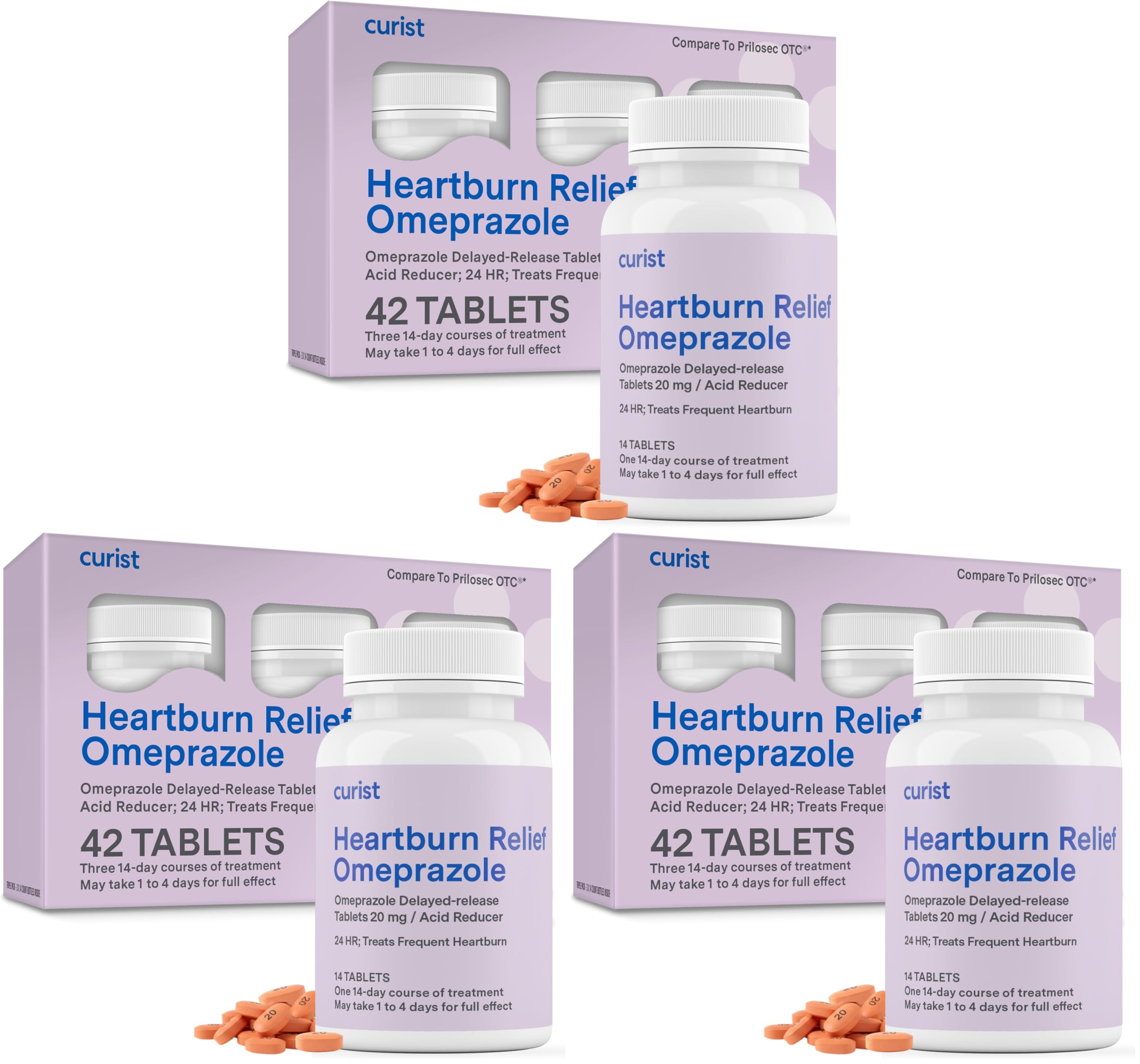 Curist Omeprazole 20mg (42 Count) Delayed-Release Tablets Heartburn Relief — Amazon image 8