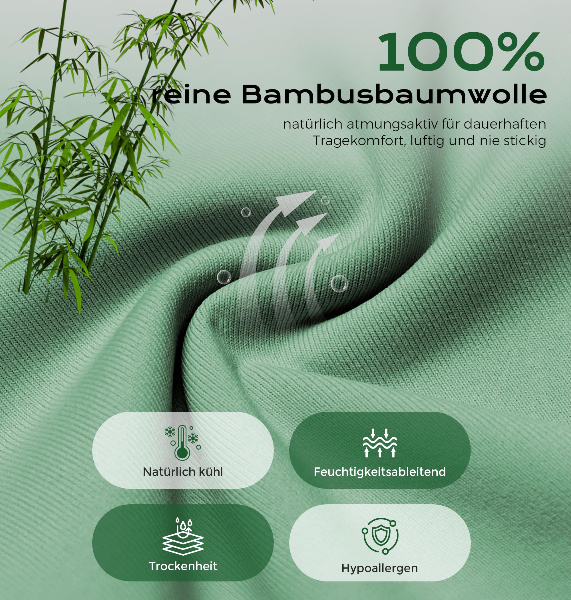 musicozy Masque de sommeil 3D en bambou Vert (xy) pour DE