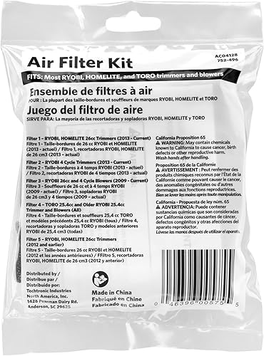 Miniatura 2 de PowerFit AC04128 Kit de filtro de aire universal