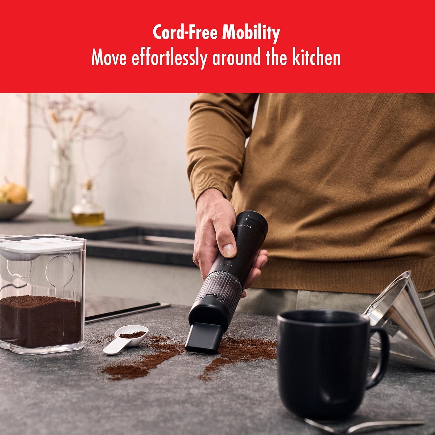ZWILLING Xtend Cordless Hand-Held Vacuum Cleaner (Battery Not Included)