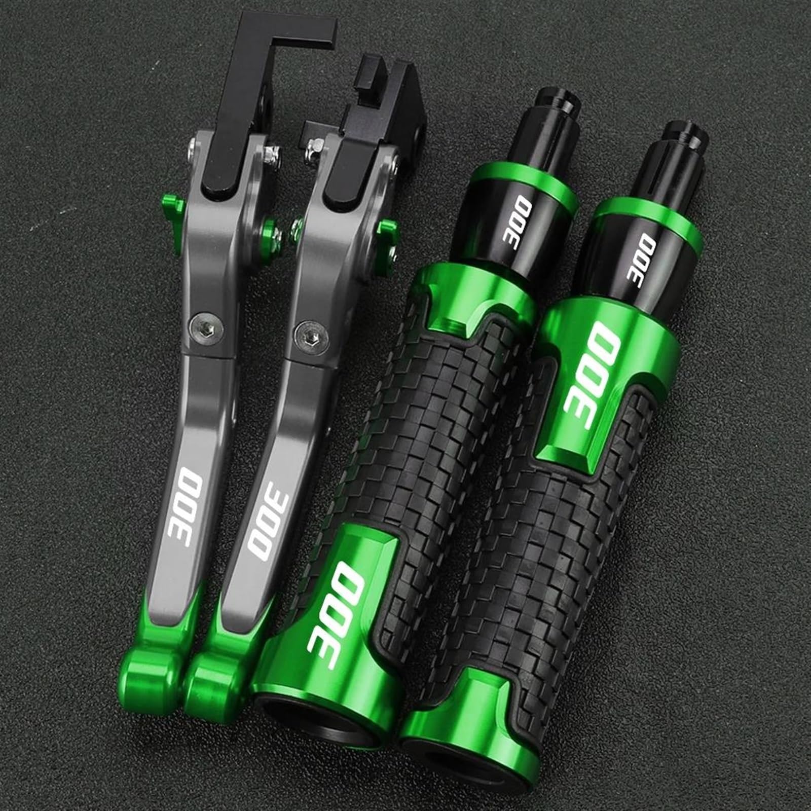 VTAIEX Motorbike Accessories Motorcycle Adjustable Brake Clutch Levers for Kawasaki for VERSYS-X300 for VERSYS-X 300 2017 Hand Grips Handlebar End