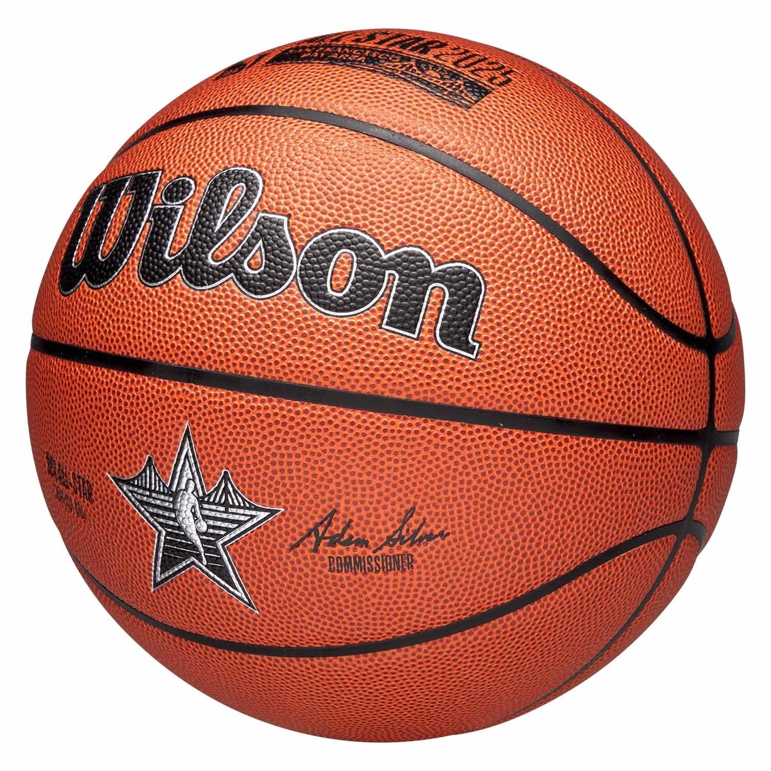 Wilson 2025 NBA All Star Replica Ball WZ2022601XB - Balones de Baloncesto Unisex, Color Naranja, 7 EU