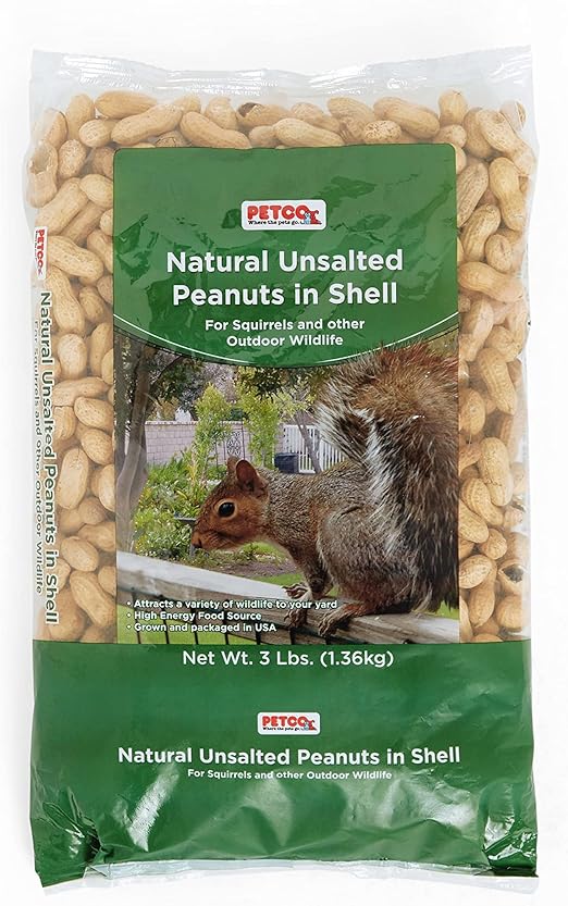 Petco Natural Unsalted Peanuts in Shell Wildlife Food