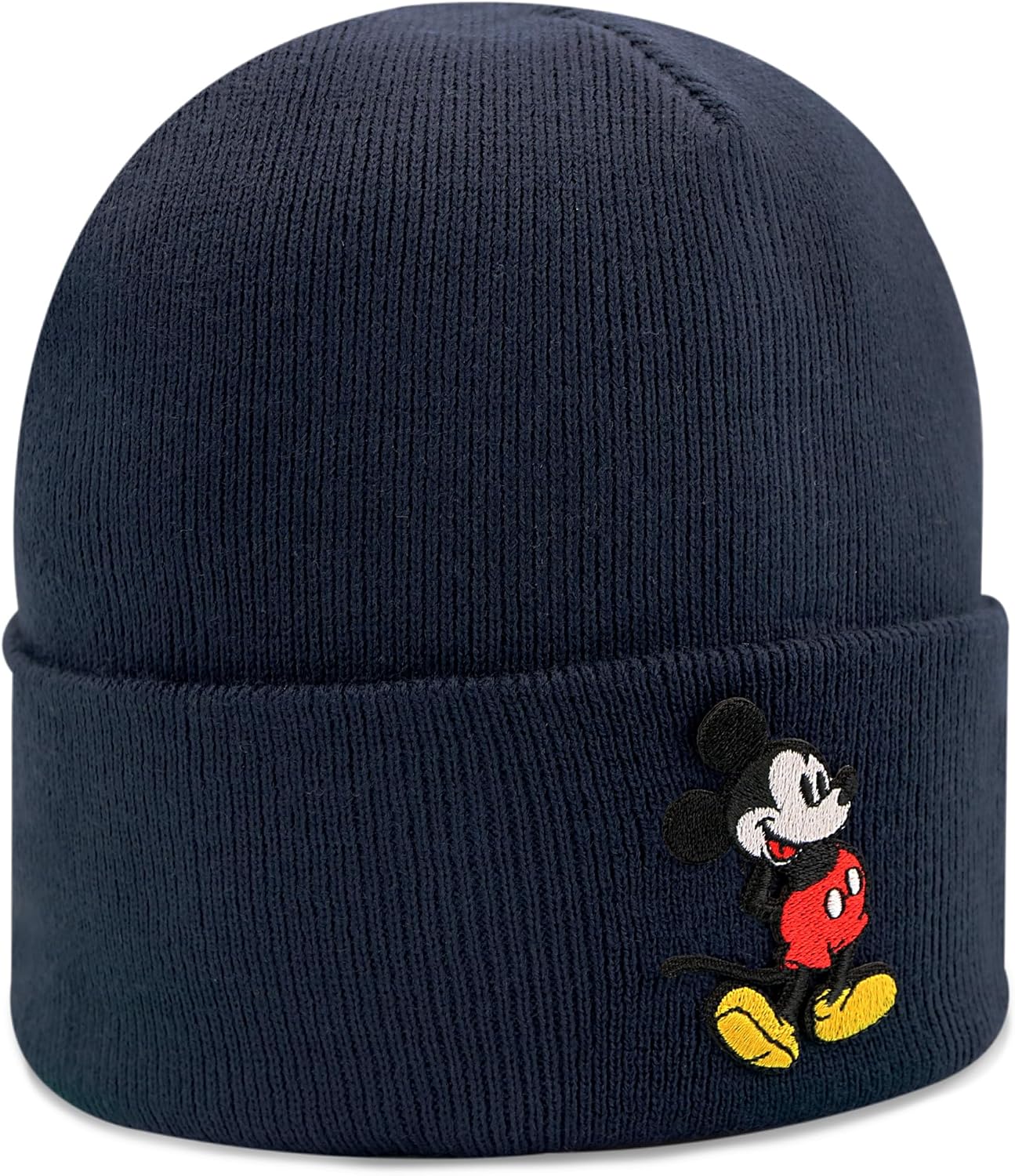 Disney Mens Disney Mickey Mouse Knit Light Winter Beanie Hat for Men - Image 4