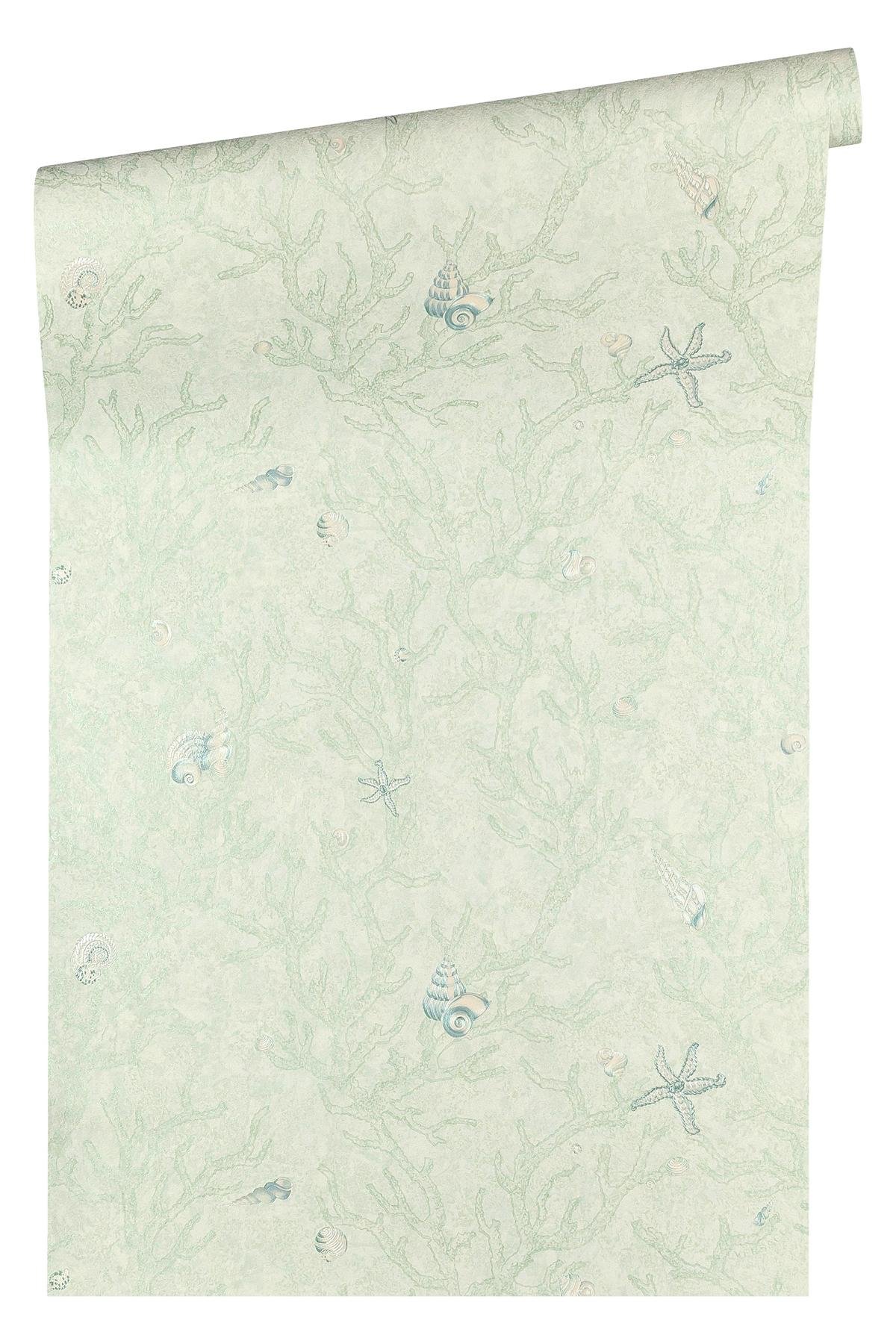 Luxury Wallpaper Versace 3 Non-Woven Wallpaper 10.05 m x 0.70 m Green Silver Made in Germany 344962 34496-2 - Image 2