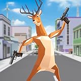 街のボス鹿クレイジーいたずらオープンワールド動物シューティングゲーム