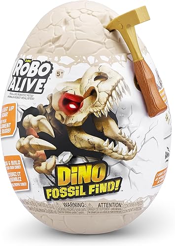 Miniatura 3 de Robo Alive Dino Fossil Find - Ankylosaurus por ZURU Excavate Dinosaur Fossils Digging Kit de juguete coleccionable con slime, multicolor, (7156E)