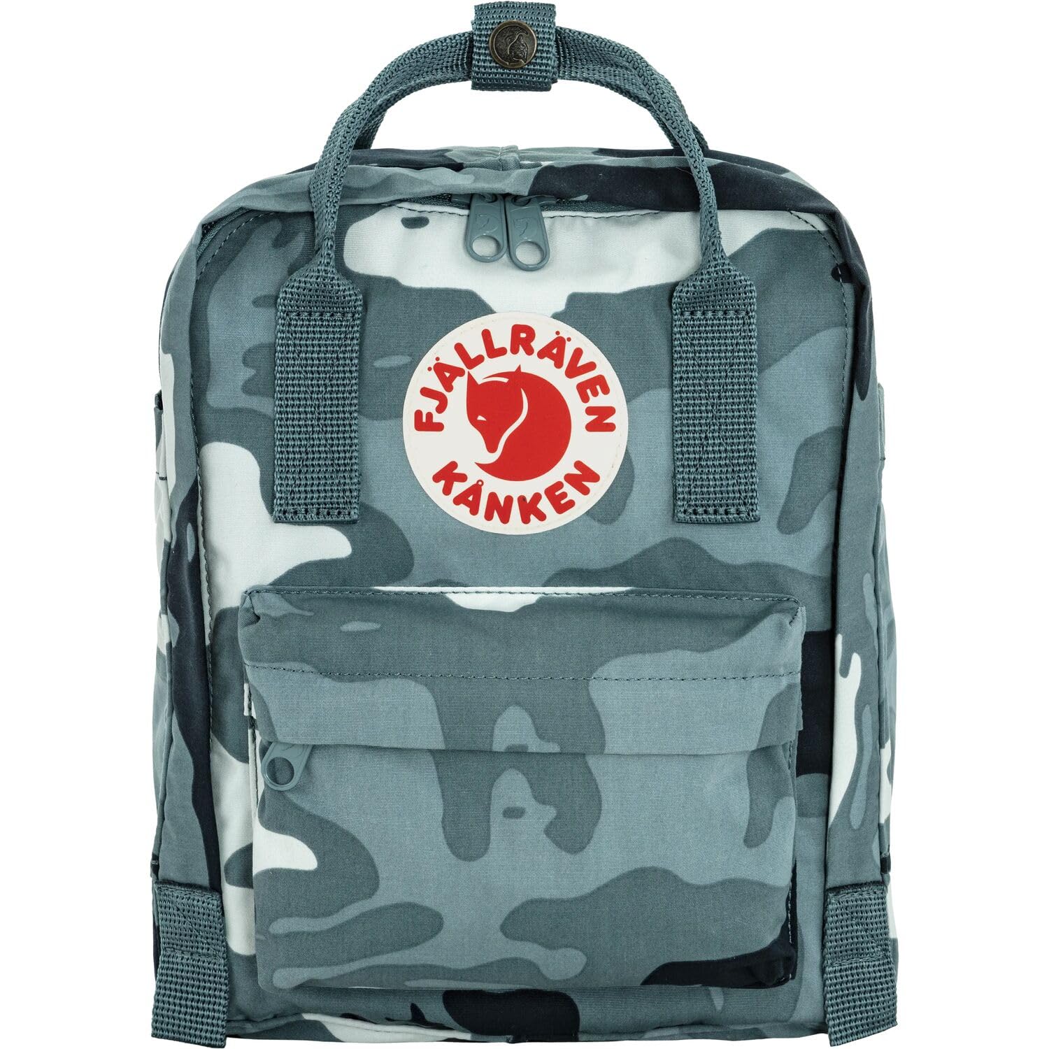 Fjällräven backpack leisure backpack Kånken Graphics Mini 7L Nimbus Blue - Hidden Animals blue-grey