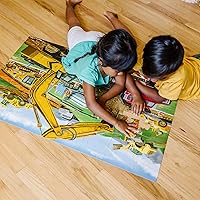 Vista 2 de Melissa & Doug, rompecabezas Building Site (48 piezas, 2 x 3 pies de largo).