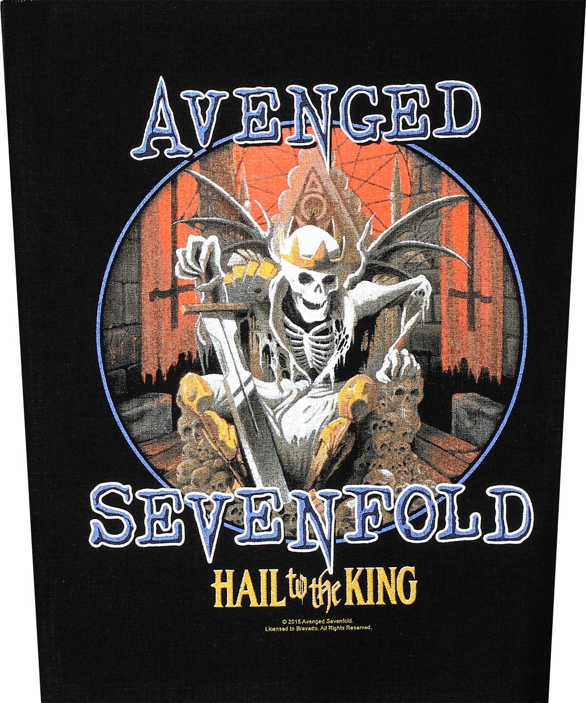 GN NetcomAvenged Sevenfold - Hail to the King - Back Patch