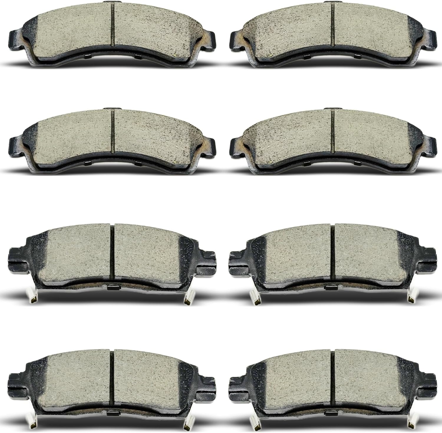 D882 D883 Front Rear Ceramic Brake Pads Set Fit For Oldsmobile Bravada,For Chevrolet Trailblazer/EXT/SSR,For GMC Envoy/XL/XUV,For Isuzu Ascender,For Buick Rainier,For 2005 SAAB 9-7x