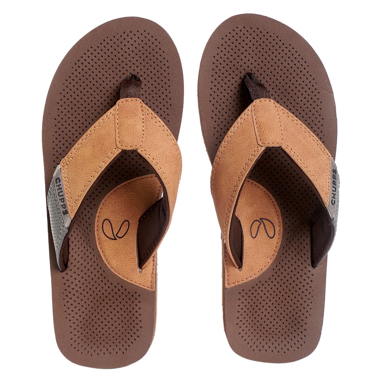 CHUPPS Mens WYLD Solid URO Foam Comfort Flip Flop -Recycled Materials Light Brown (B0C6K4RBTB) Amazon Price History, Amazon Price Tracker