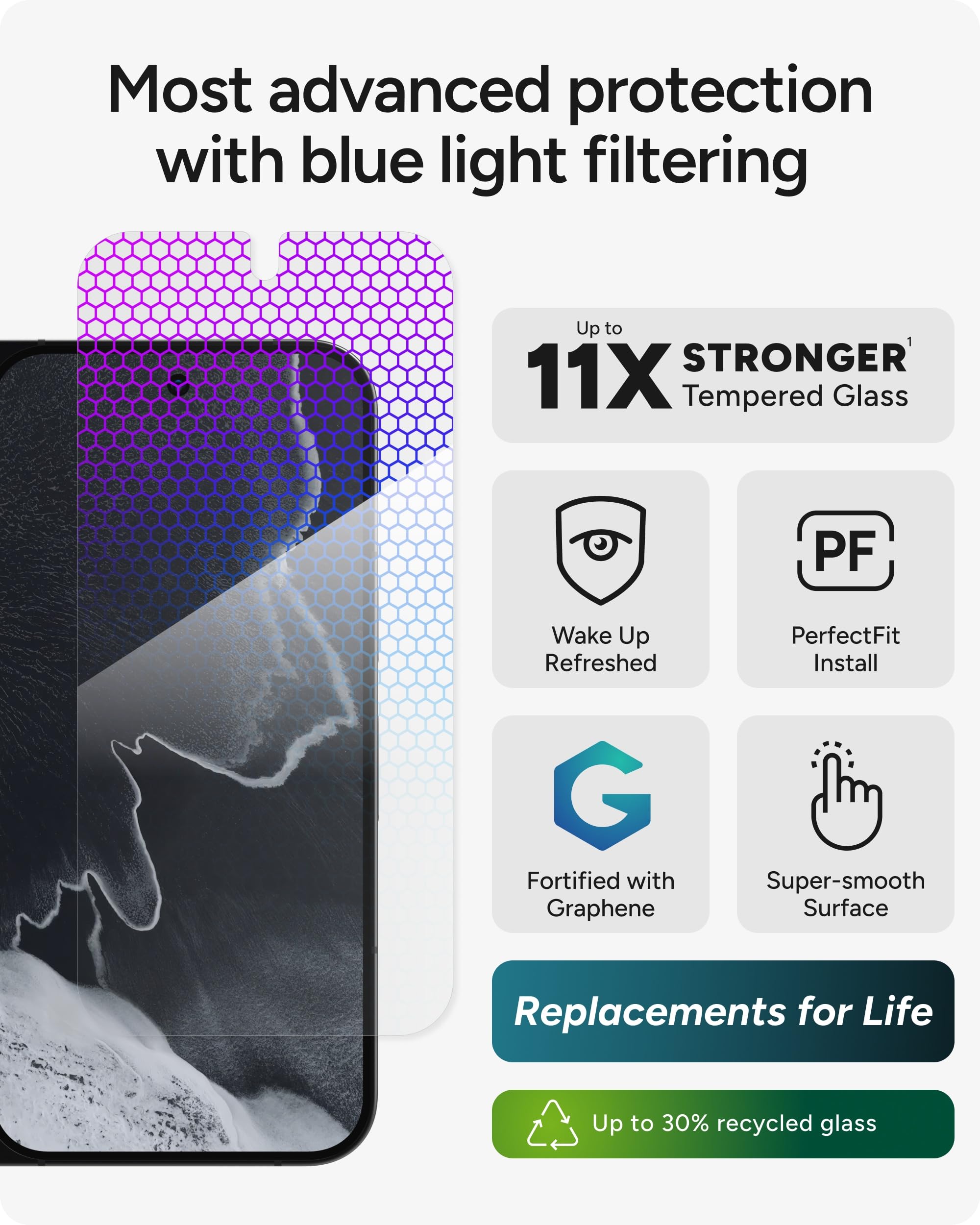 ZAGG XTR5 - Protector de pantalla para Google Pixel 11 Pro Fold (solo