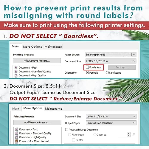 Miniatura 2 de Koala Round Labels 2 Inch, Matte Waterproof Printable Circle Stickers for Inkjet and Laser Printer, 240 Circle Labels for Brand Logo, Bottle, Jar