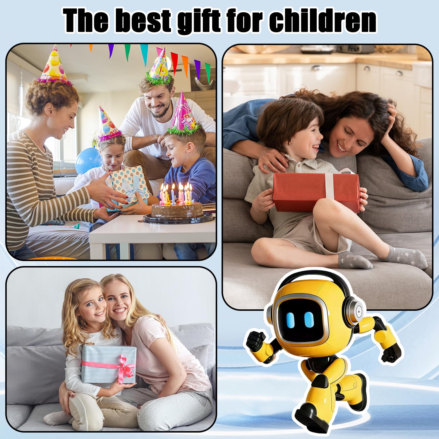 Robot de Escritorio con Inteligencia Artificial, Robot de escritorio interactivo inteligente, Robot Inteligente Impulsado Por Ai, Juguete robot inteligente AI, Emo Ro-bot, Regalo Para Niños