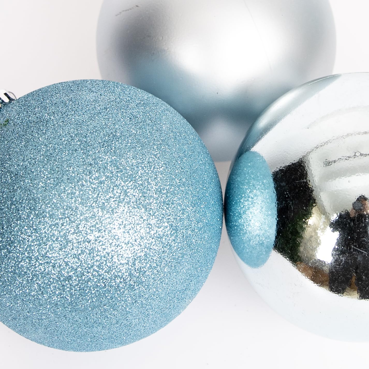 Bolas De Navidad Irrompibles De 15 Cm Color Turquesa - Decoración Para árbol De Navidad Brillante Y Mate
