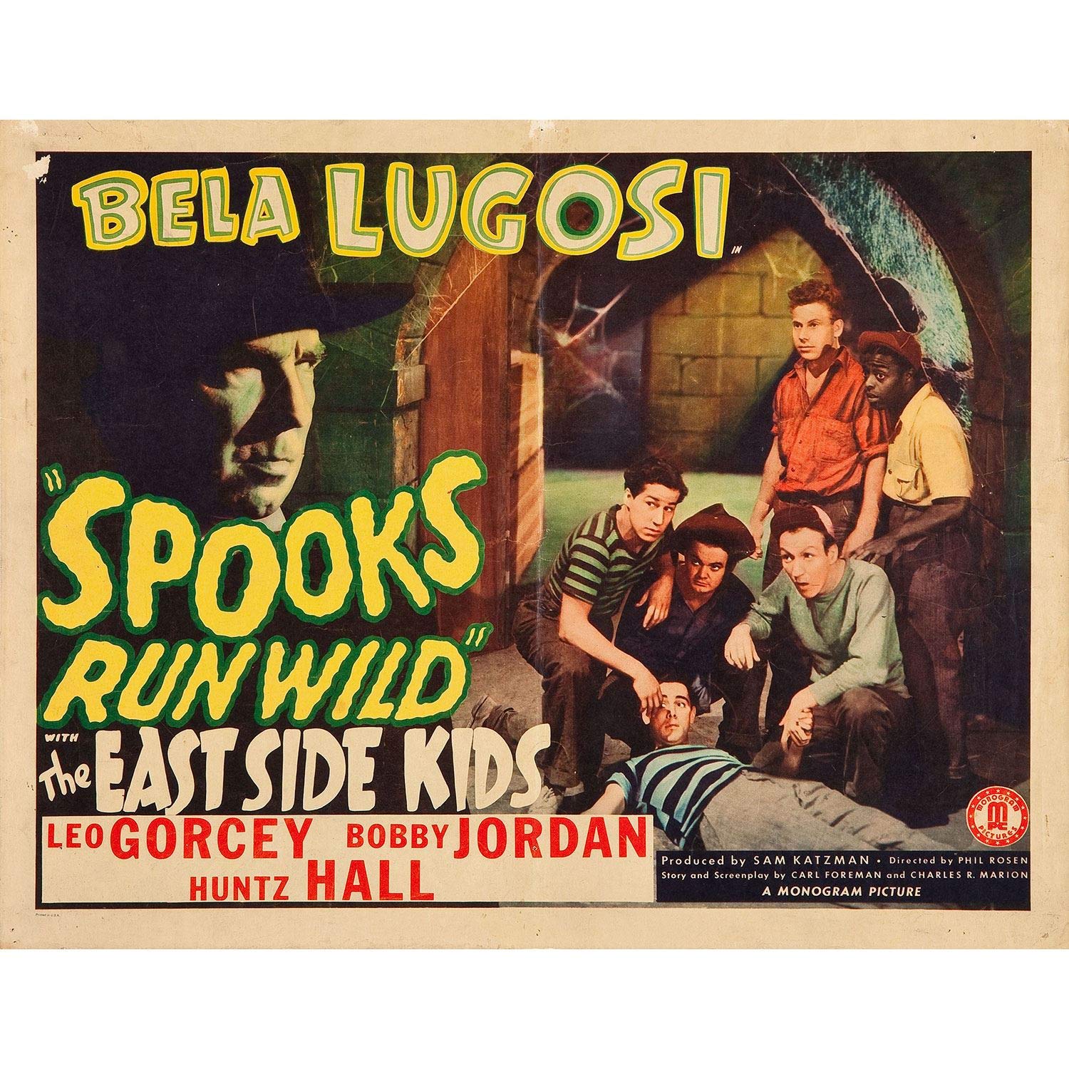 Affiche Spook Run Wild grand poster cinéma rétro de qualité supérieure