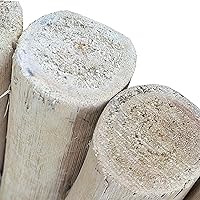 Vista 3 de Backyard X-Scapes Tronco sólido de madera de eucalipto natural para bordes de jardín, césped, vallas, bordes de 72 pulgadas de largo x 6 pulgadas