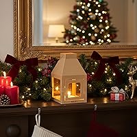 Rely+ Hazelnut Metal Hanging Lantern Candle Holder - 5.5 Inch Tealight Holder for Weddings, Parties, Indoor Outdoor Decor