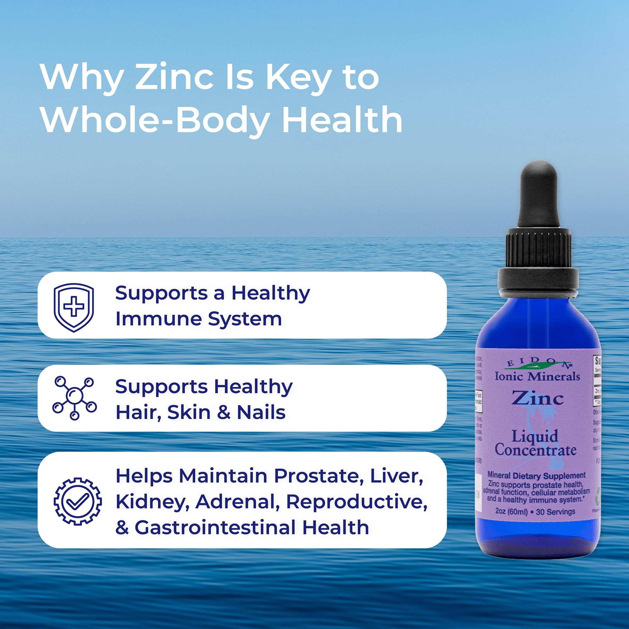 Eidon Ionic Minerals - Liquid Zinc Concentrate, Ionic Zinc Sulfate - 2 oz — Amazon image 5