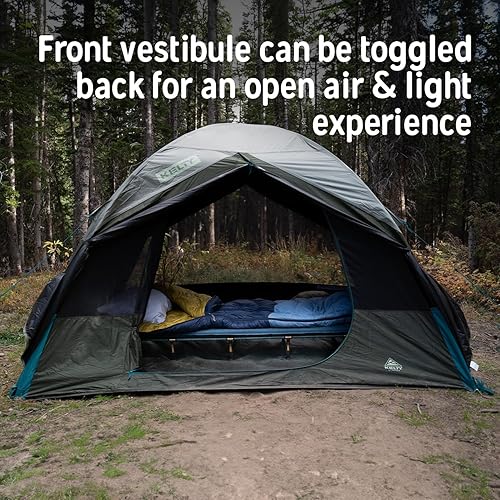 Miniatura 7 de Kelty Daydreamer - Tienda de campaña 4P + 6P, tela opaca, interior de difusión de luz, altura de pie, libre de PFAS