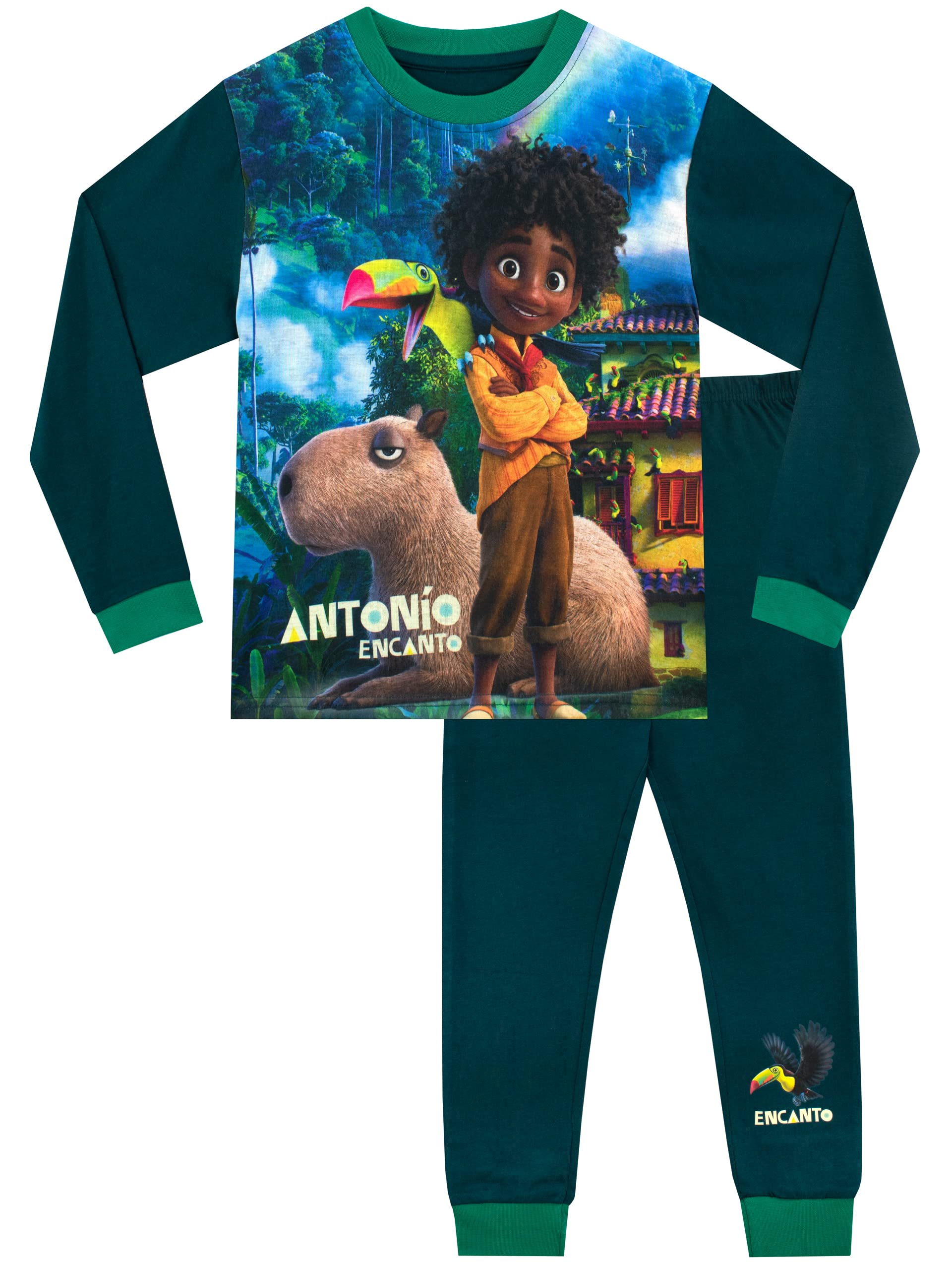 Disney Boys Pyjamas Encanto Green 5-6 Years