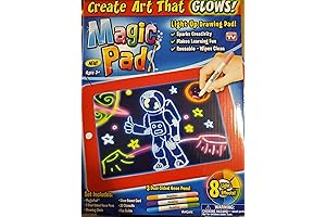 Ontel Magic Pad Deluxe: Light-Up LED Drawing Tablet