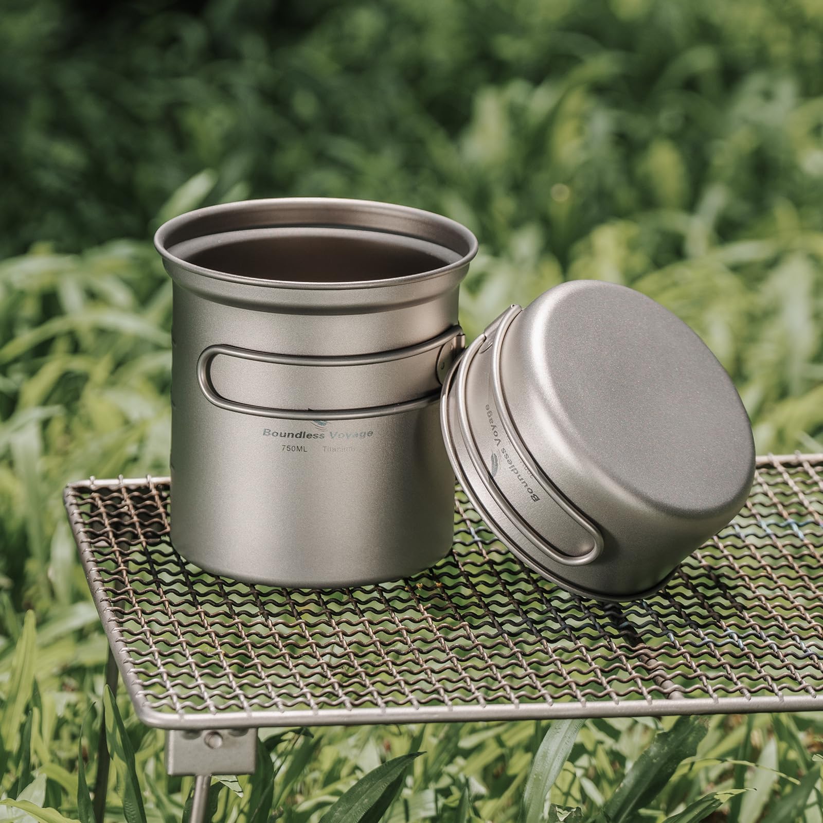 Boundless Voyage Ensemble de cuisine léger pour camping, randonnée, pique-nique, pêche, alpinisme