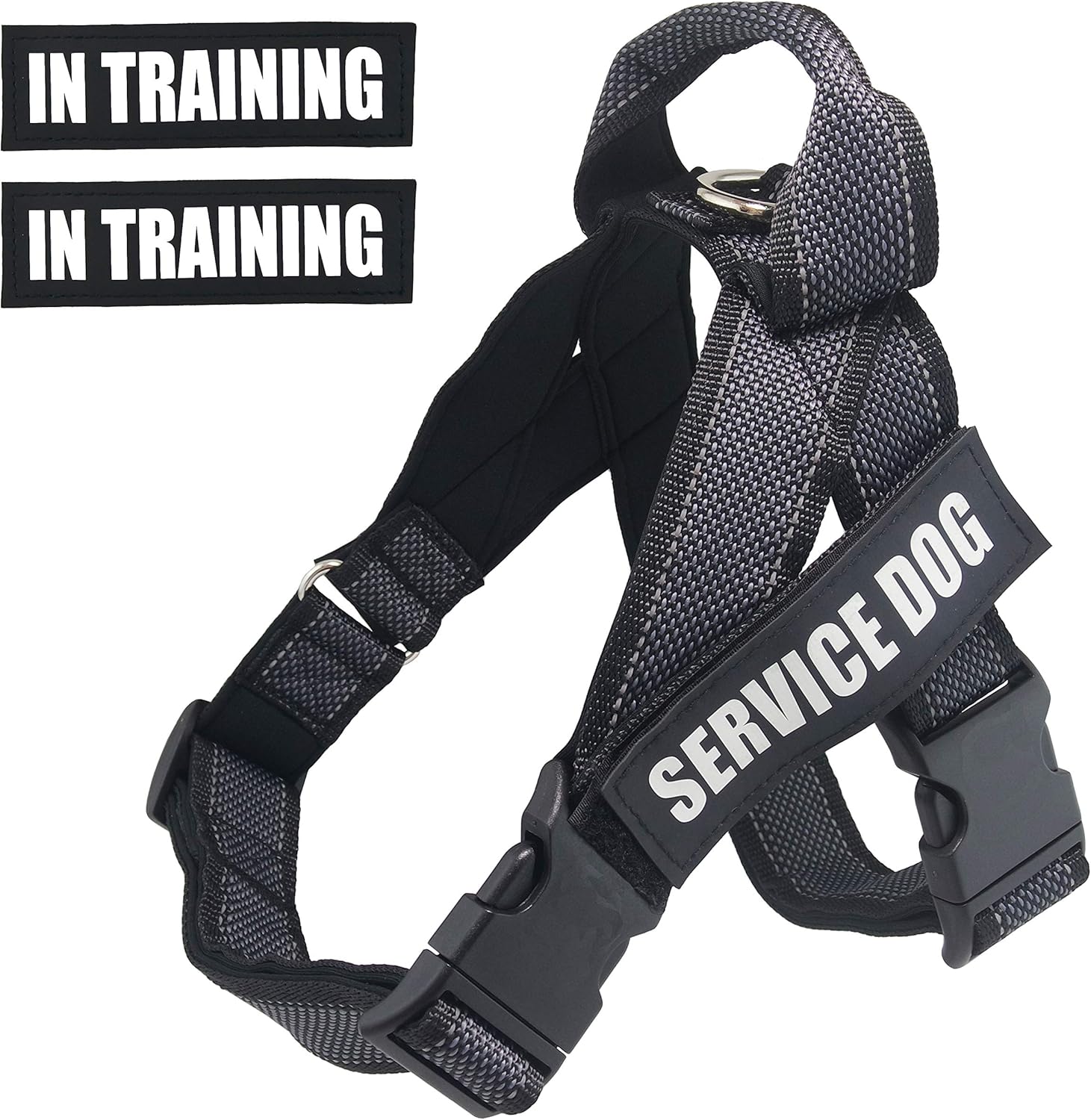 Dihapet Service Dog Vest Harness with Handle, Lightweight