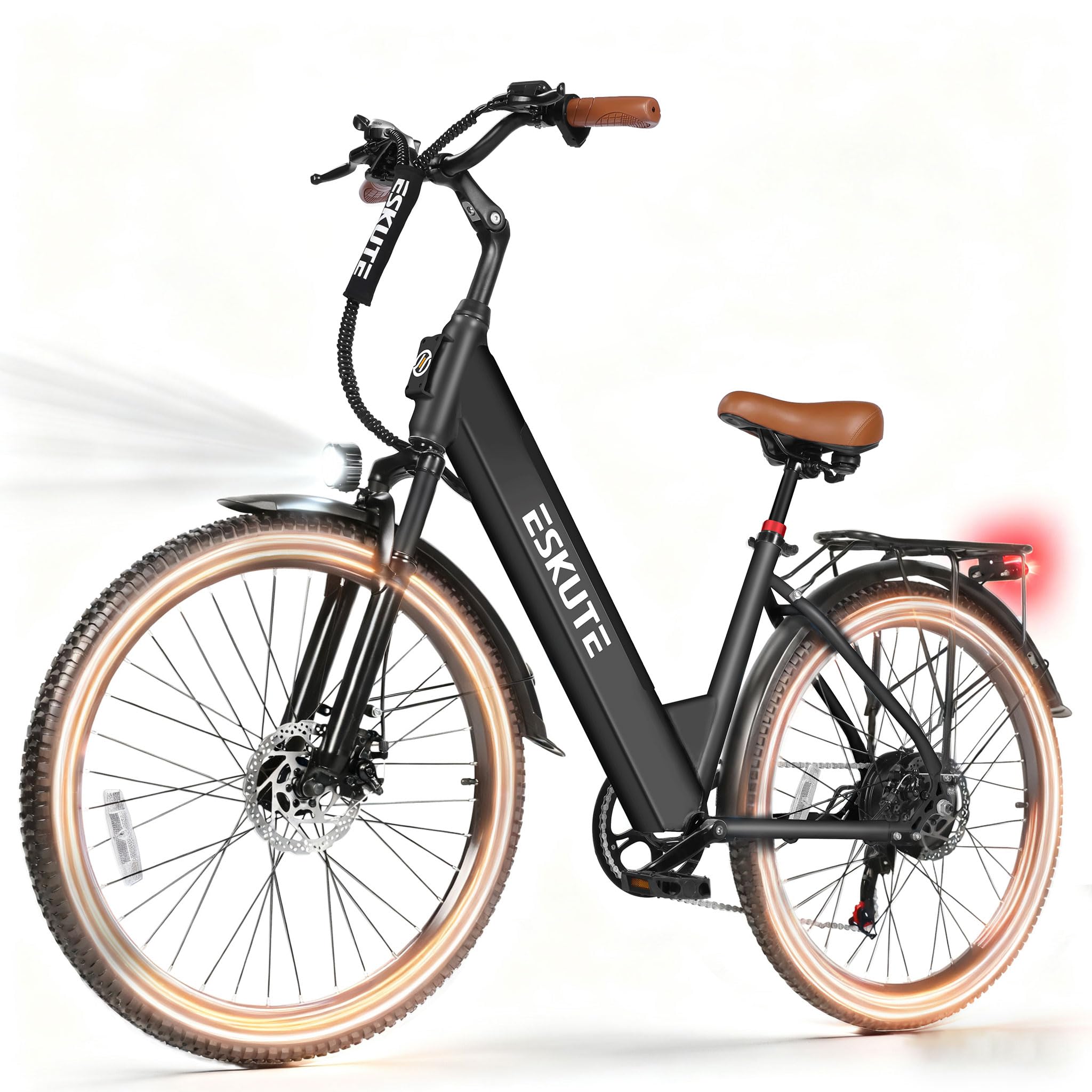 Elecby Electric Bike for Adults - 26" Step-Thru,