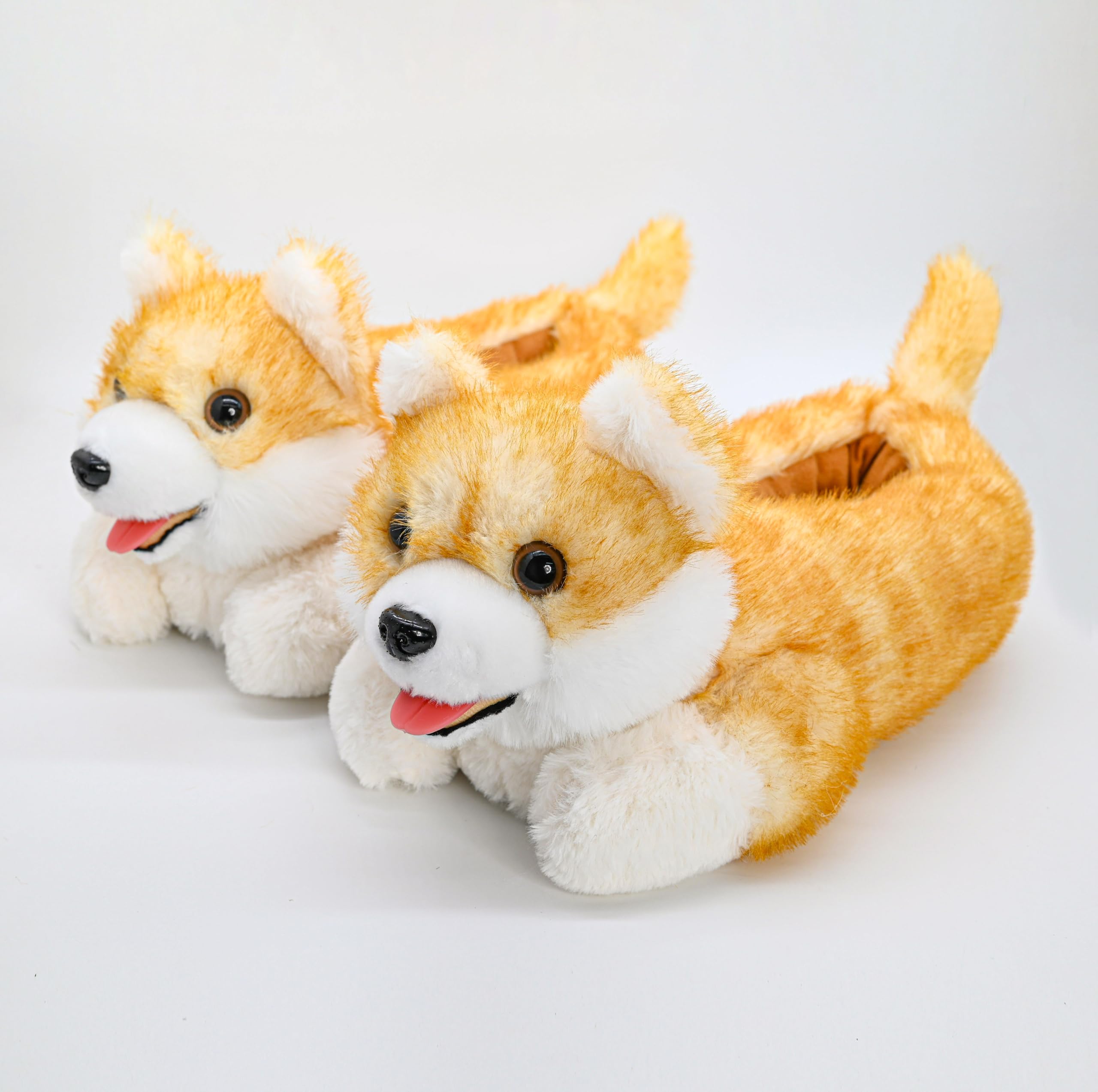 Onmygogo Fuzzy Winter Animal Dog House kapcie dla mężczyzn i kobiet