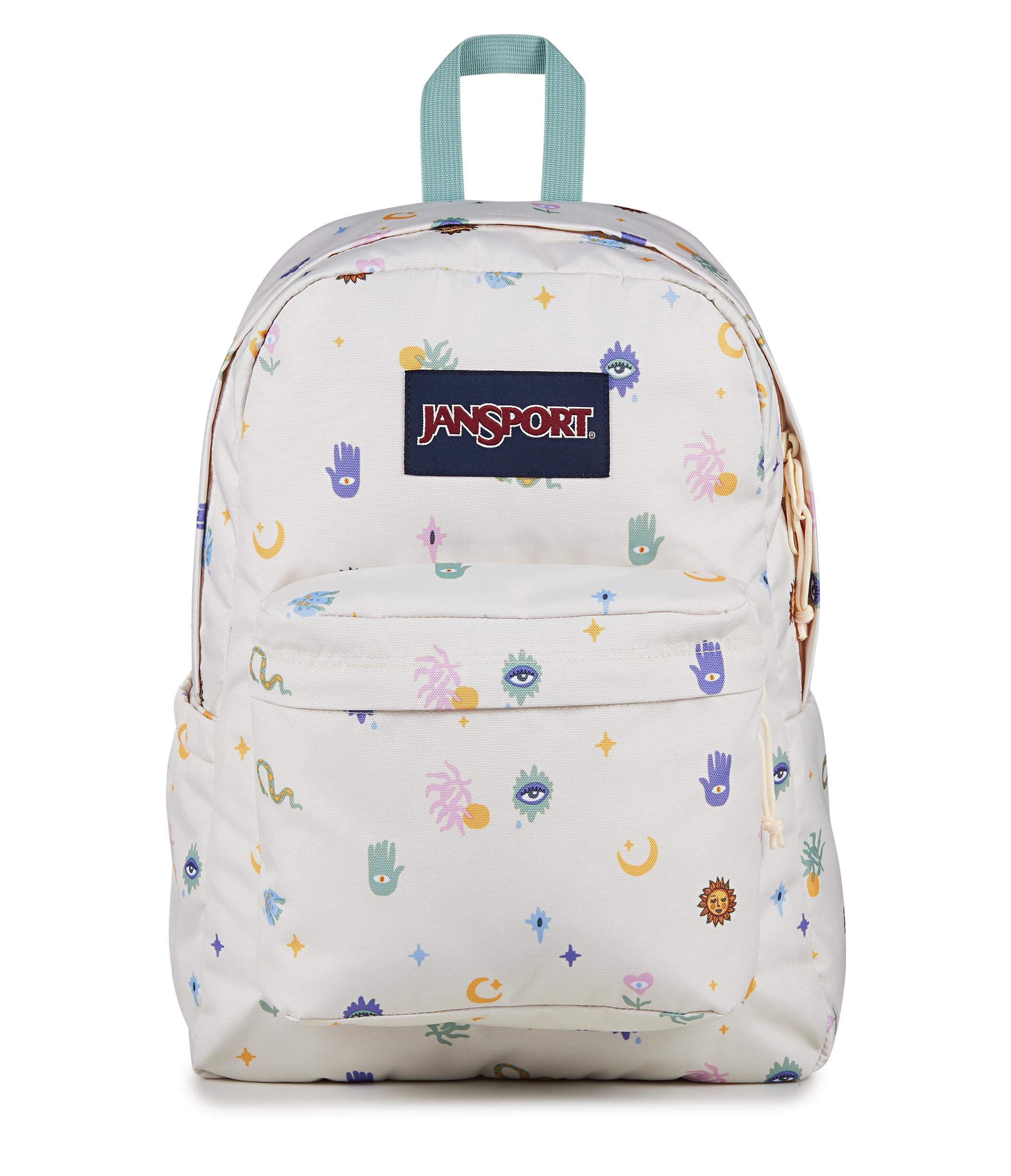 JanSport SuperBreak Plus Backpack with Padded 15-inch Laptop Sleeve and Integrated Bottle Pocket - Spacious and Durable Daypack for Work and Travel - Surreal Mirage Coconut