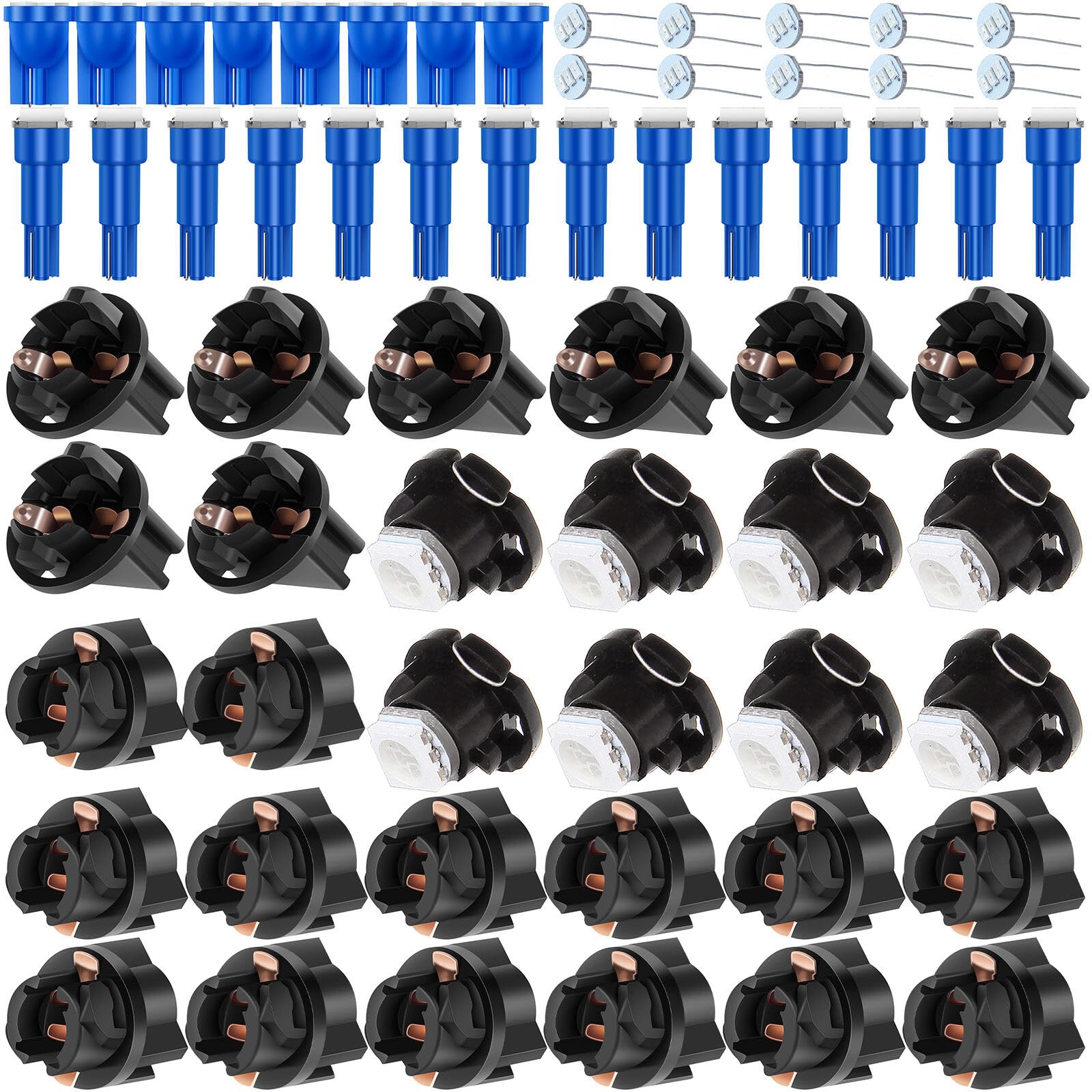 LBRST 8 x T10 6-3020-SMD Blue 168 Instrument Lights 8 x T10 168 Twist Lock Socket 14 x T5 74 73 2721 Twist Lock Socket 14 x T5 1-5050-SMD Blue 74 73 2721 Instrument Lights