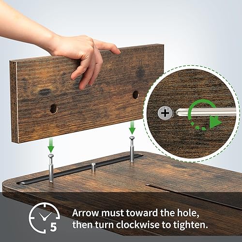 Miniatura 7 de Zimilar Dual Monitor Stand Riser, Monitor Stand with Adjustable Length and Angle, Wood Monitor stand for desk, Monitor Riser for 2 monitors with