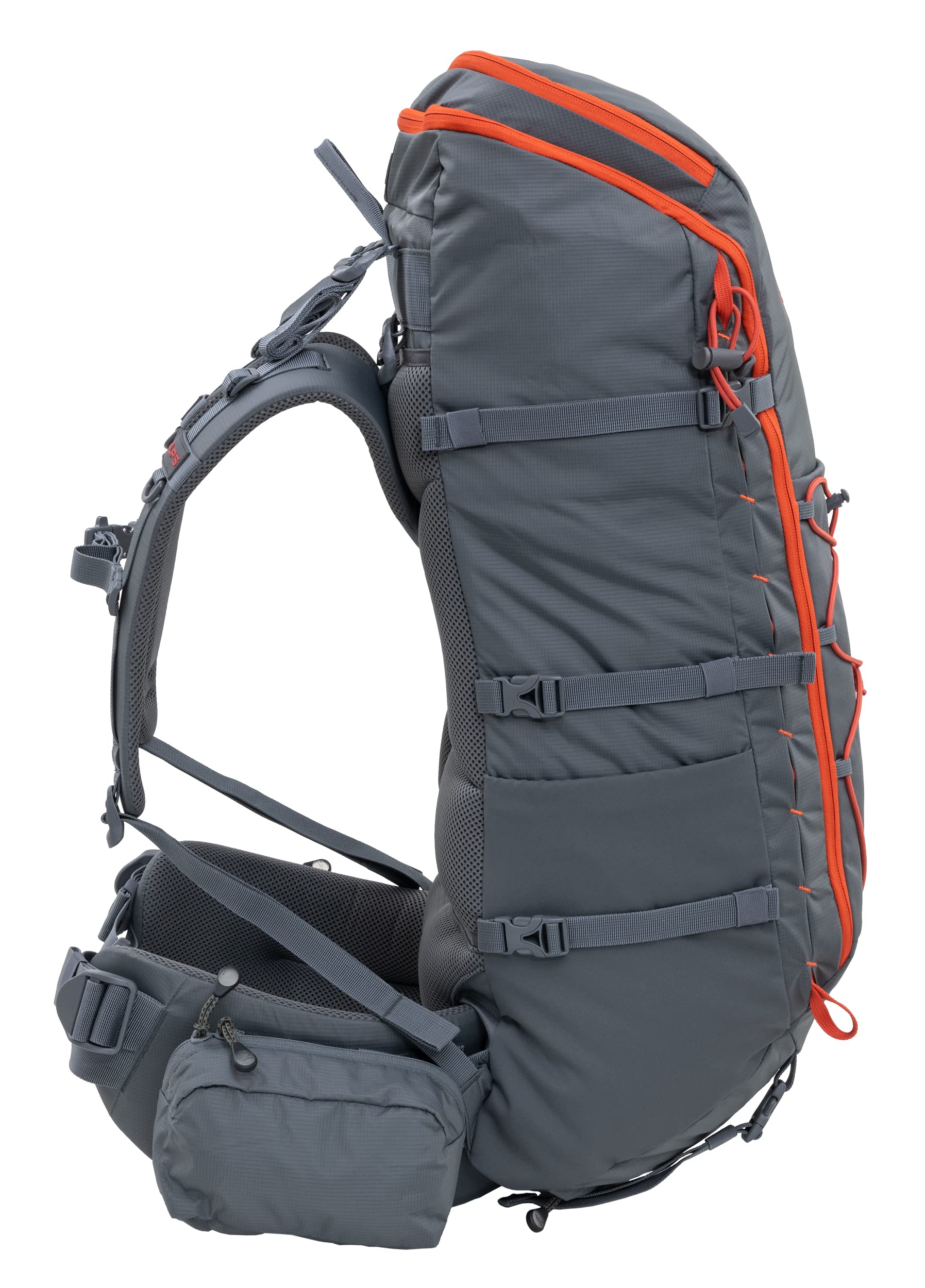 ALPS Mountaineering Canyon 55L, Gray/Chili
