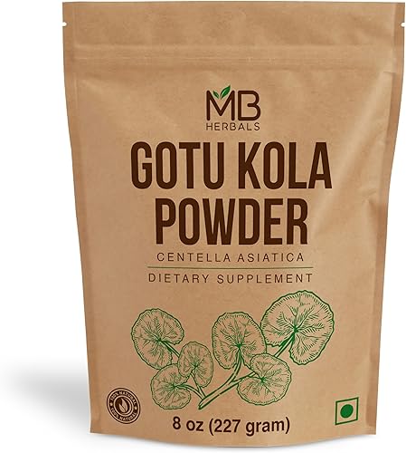 MB Herbals Gotu Kola Polvo 8 oz (0.5 lb / 227 Gram) | Centella asiatica