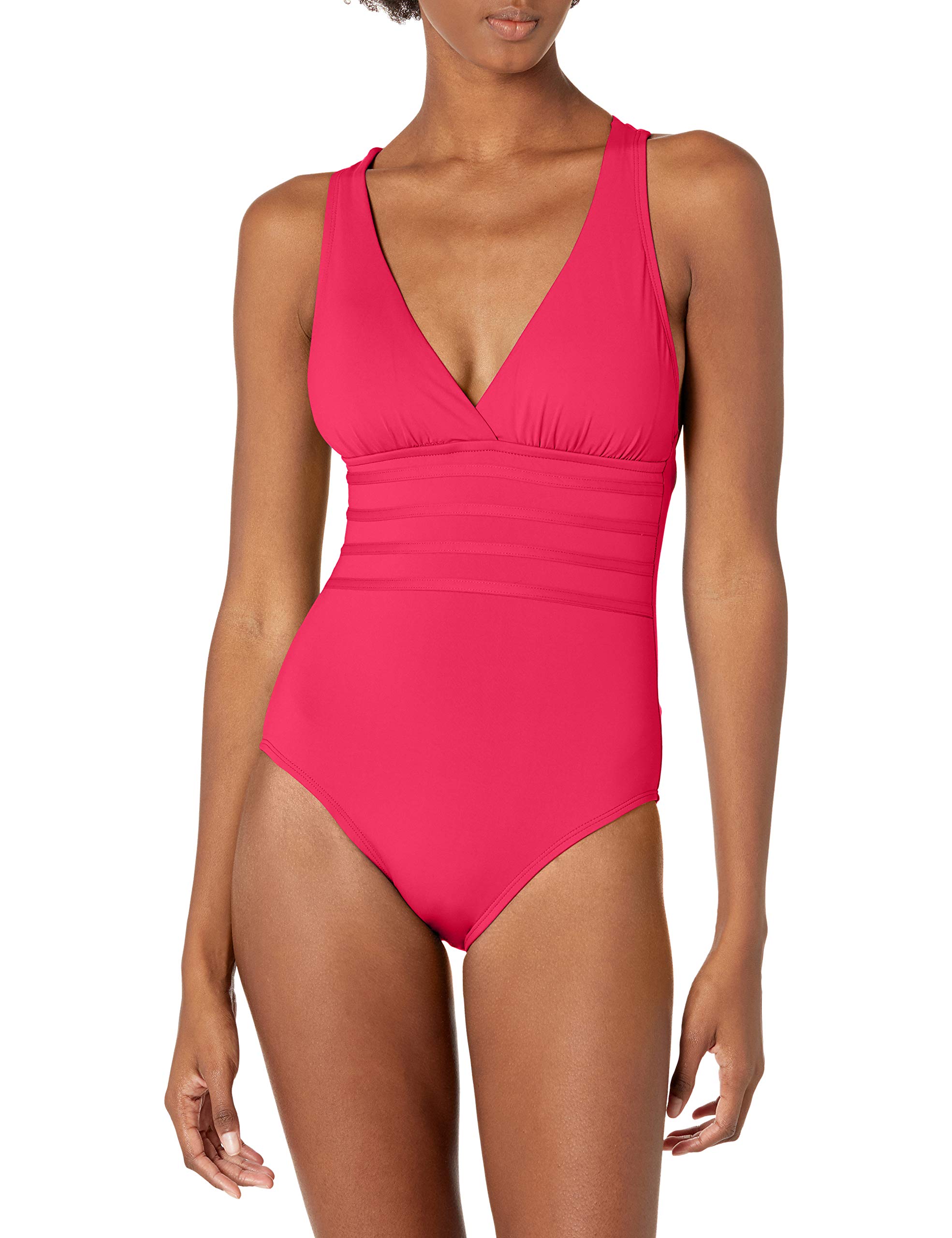 Women's Island Goddess Multi-Strap Cross Back One Piece Swimsuit