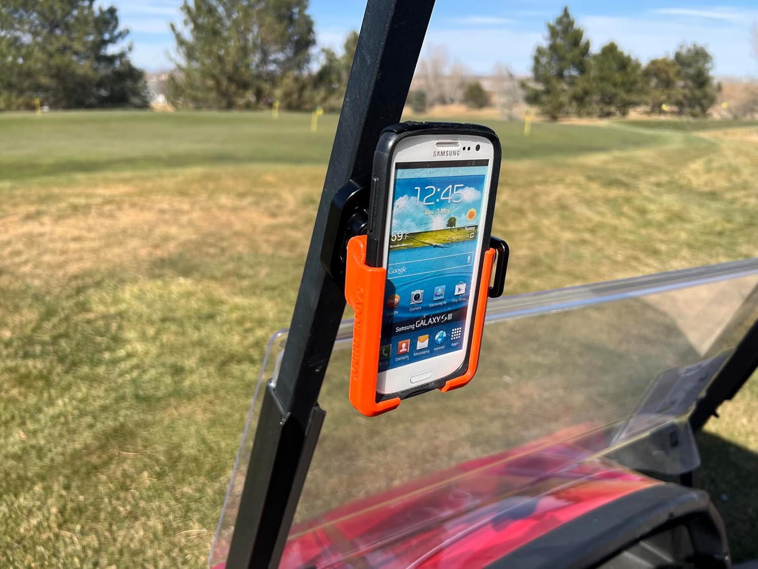 Caddie Buddy Magnetic Phone Mount for Tractors, Golf Carts and More