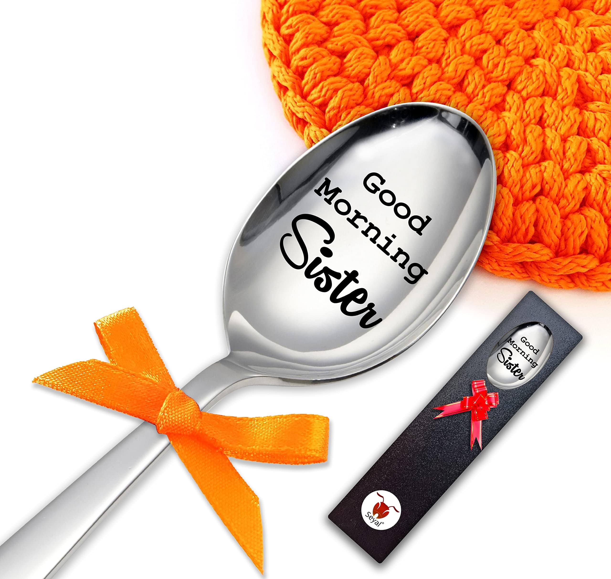 Good Morning Sister Spoon Gift - Sister Gift - Sister gifts - Sisters day gift - Gift for sisters - Sister Gifts from sister - sisters gift - sister gift from brother