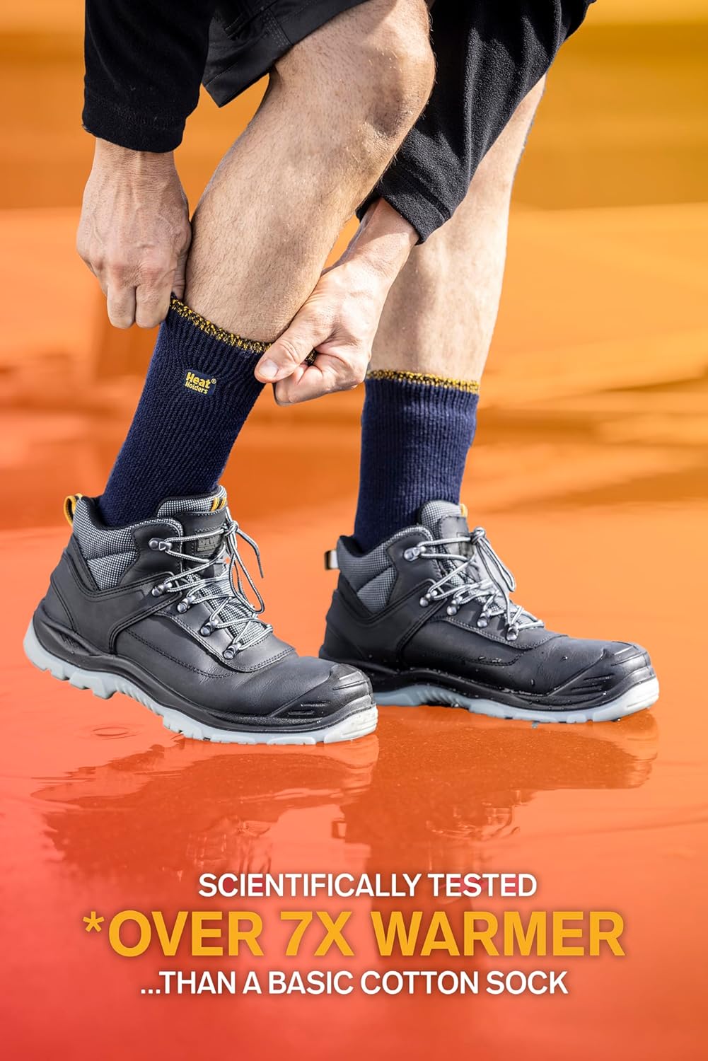 Heat Holders - 3 Pair Multipack Mens Thermal Heavy Duty Work Socks for Winter - Image 6