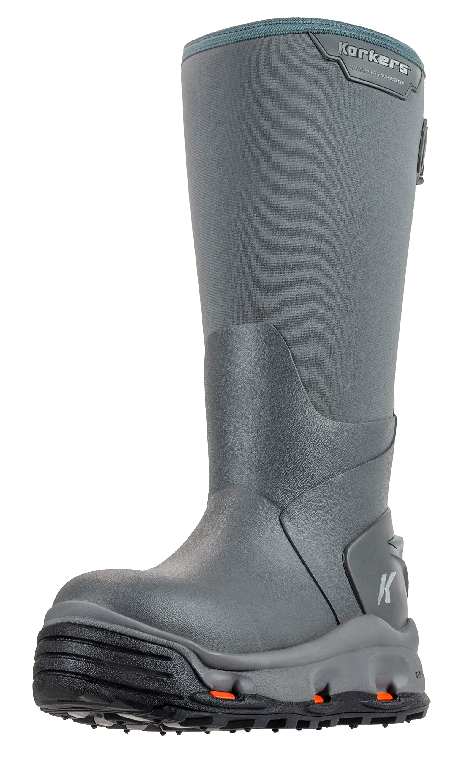 Korkers Womens Neo Arctic Rubber Boots - Inuslated and Waterproof for the Extreme Cold - Includes Interchangeable All