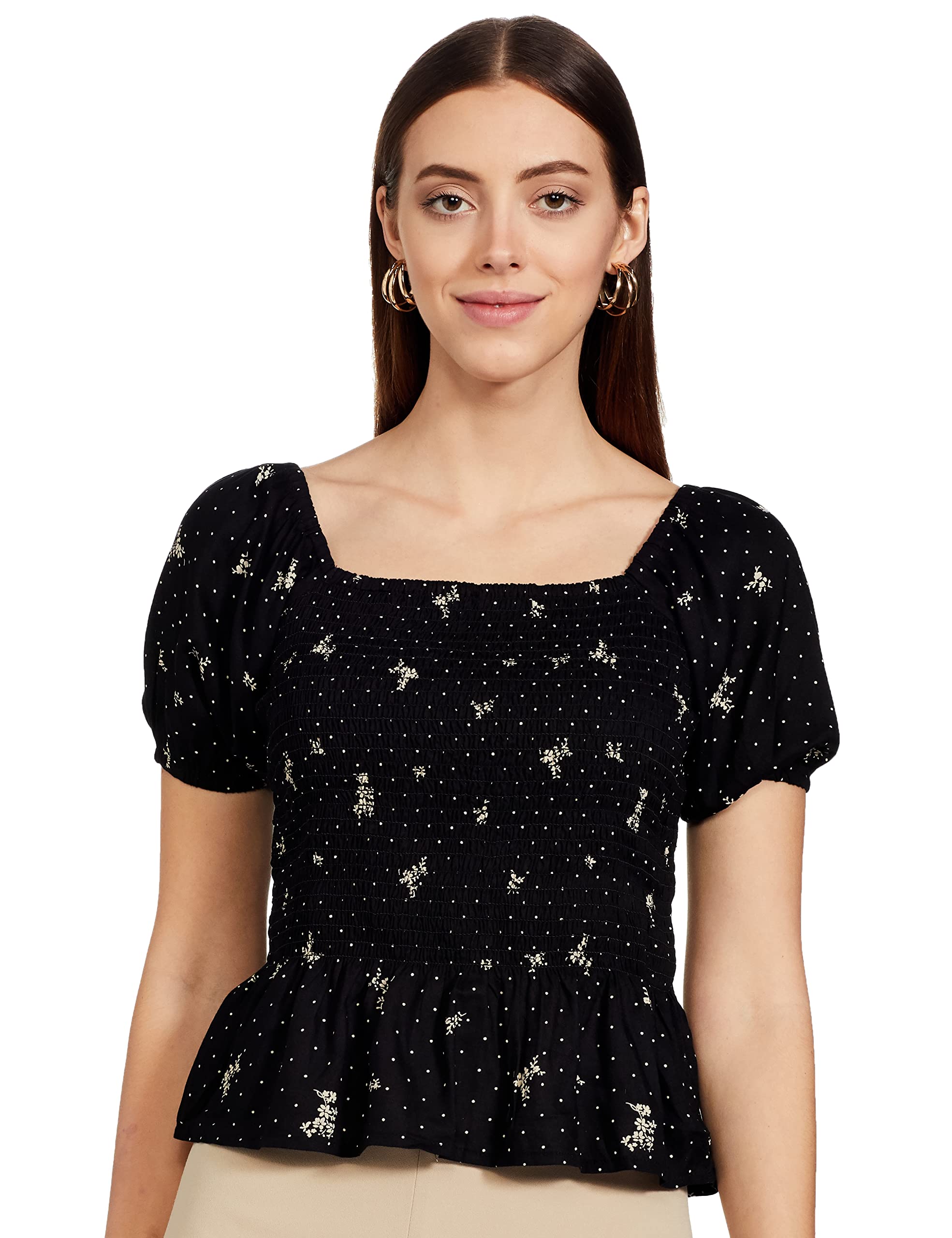 marie claire Women's Solid Regular Fit Blouse-picture-40