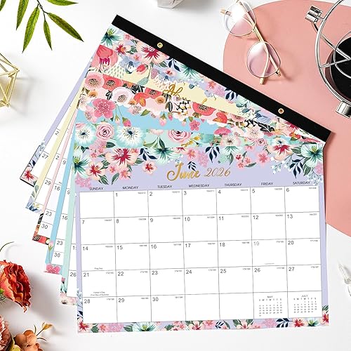 Miniatura 6 de Calendario de escritorio 2023-2024, calendario mensual de escritoriopared 2023-2024, 2 en 1, 16.8 x 12 pulgadas, julio de 2023 a diciembre de 2024,