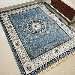 Tapete Sala Persa Luxo 2,00x2,50 M Importado Clássico Franja