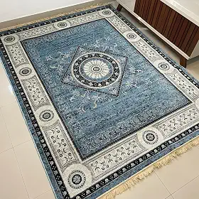 Tapete Sala Persa Luxo 2,00x2,50 M Importado Clássico Franja