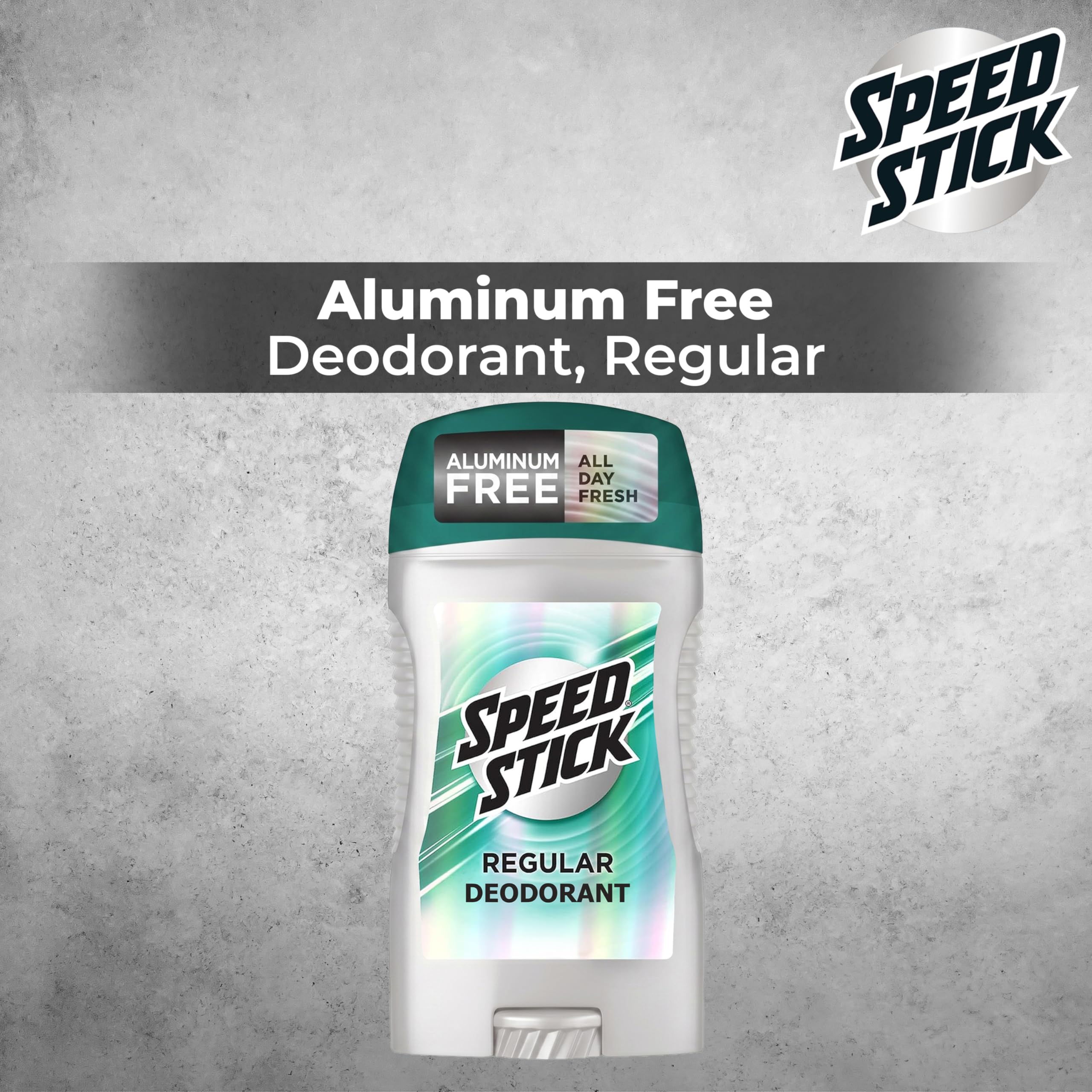 Speed Stick Deodorant for Men, Regular, 3 Ounce (Pack of 4) | 24-Stunden-Schweiß- und Geruchsschutz, Achsel-Anti-Transpirant für Männer, Männerpflege, Alltag, Aktiver Lebensstil