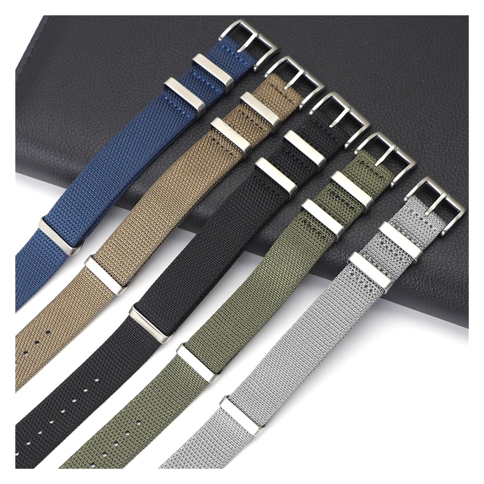 Run Ken Bracelet De Montre En Nylon 20 Mm 22 Mm, Tissu Tressé Souple, Haute Densité, Résistant, Épais, Accessoire De Sport