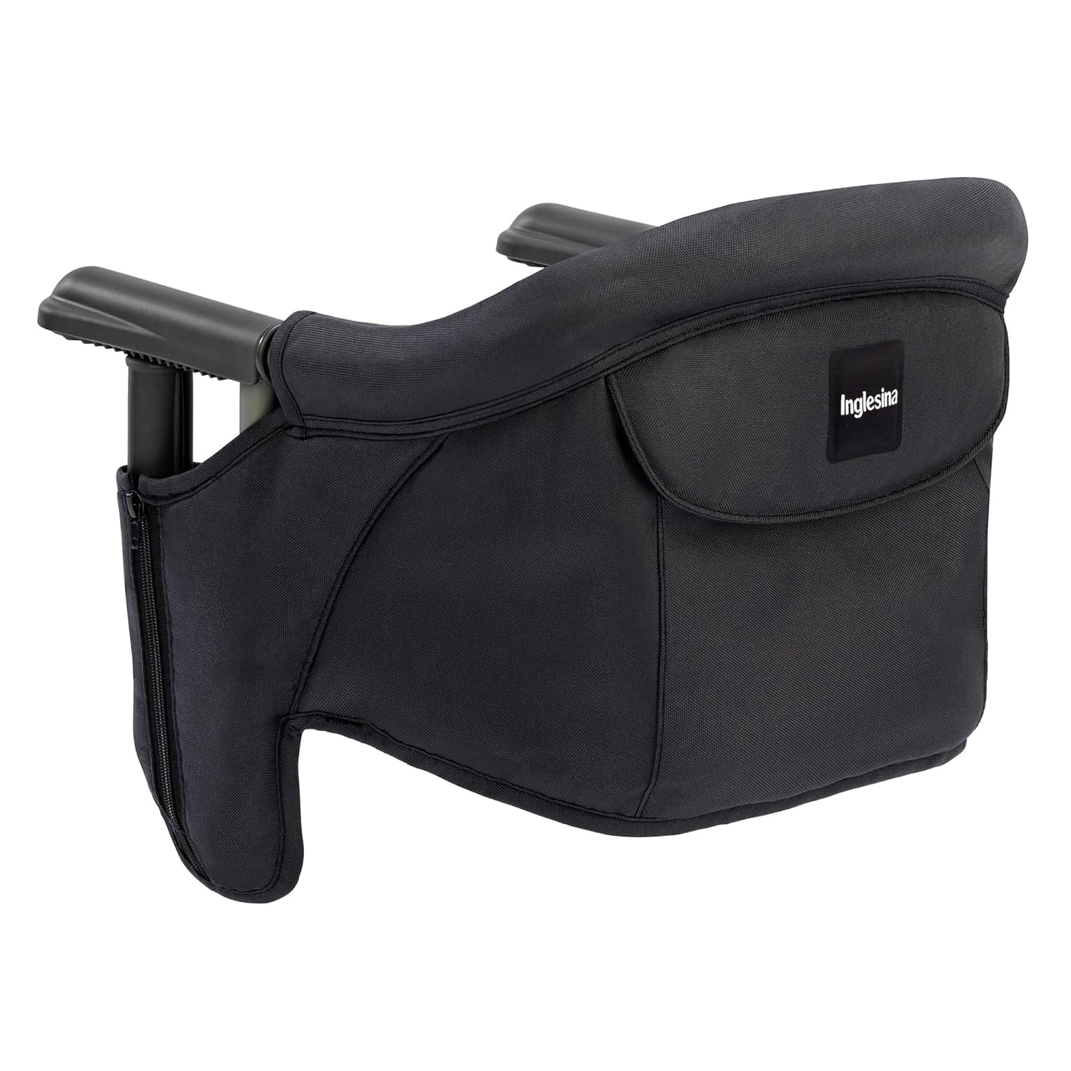 Inglesina Fast Table Chair - Award-Winning Convenient Baby High Chair - Use at Most Tables or Restaurants Without Leaving Scratches {Black}