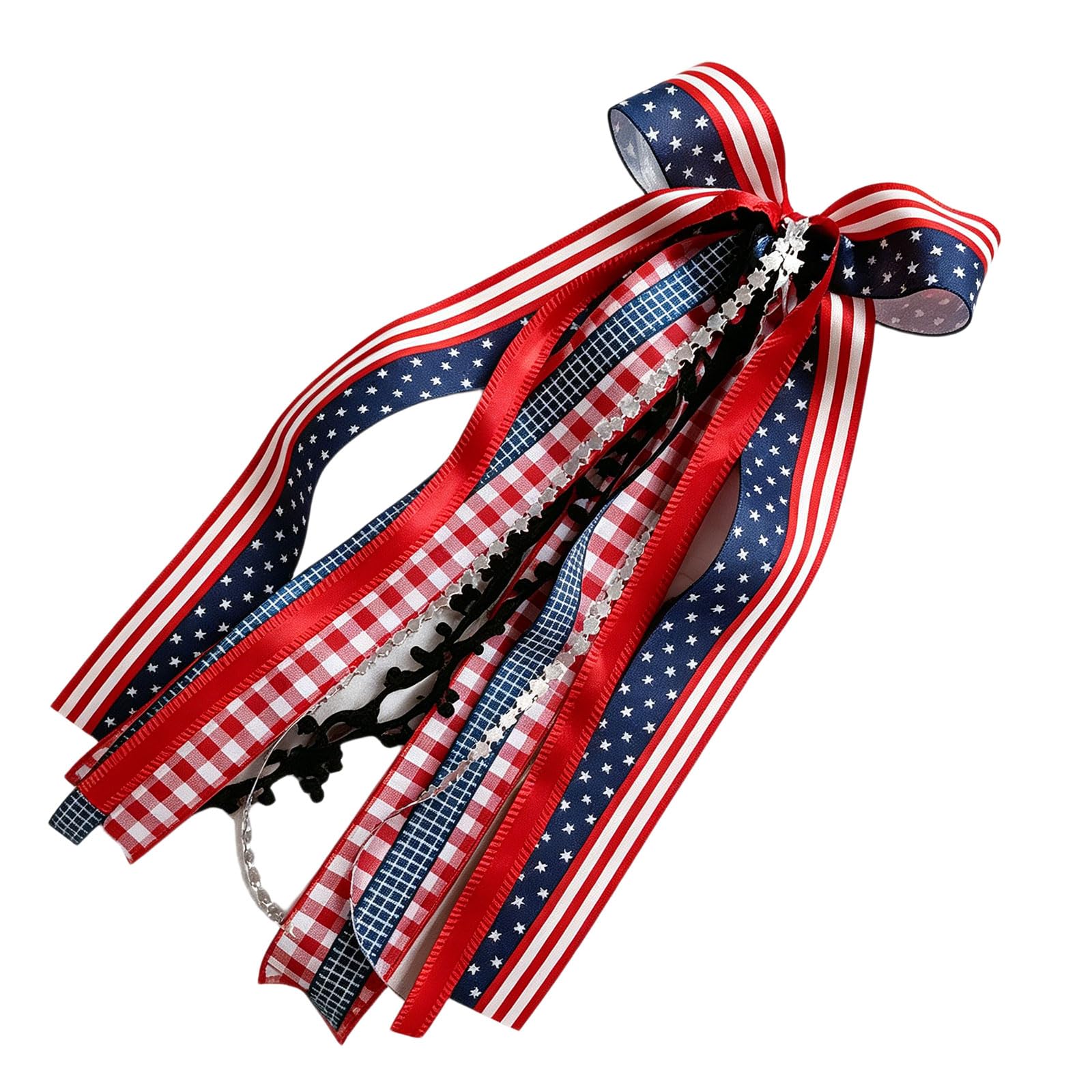 our fave Star Garland for Fourth of July Decorations with Sturdy Polyester Ribbons Nationalistic Party Decorations